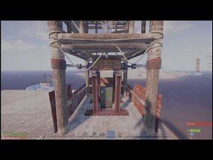 How To Set Up Multiple Solar Panels, Windmills and Use Elevator in Rust Console!