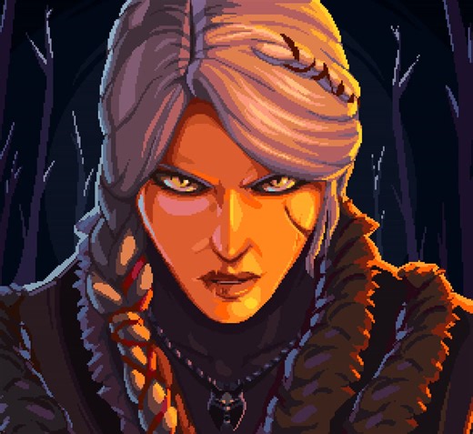 11K views · 243 reactions | Ciri pixel art  #witcher Source: reddit | Witcher Hour | Facebook