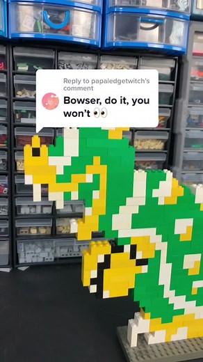 Building Bowser in LEGO: Super Mario Movie Edition