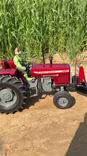 Tractor Wala cartoon | Mini Chaff Cutter Machine Project With Diesel Engine For Cow#shorts #youtube