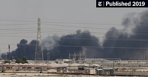 Two Major Saudi Oil Installations Hit by Drone Strike, and U.S. Blames Iran