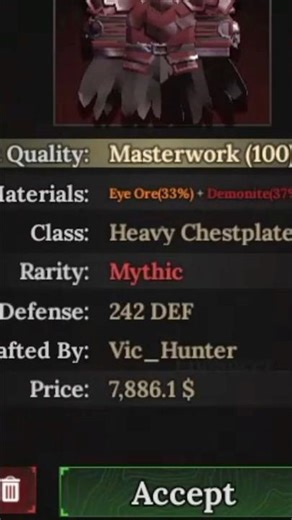 BEST ARMOR ( DEMONITE SET ) | The Forge #roblox #robloxfyp #robloxshorts #robloxedit #theforge