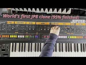 First 8-Voice Jupiter 8 Clone – Sound Demo (No Talking)
