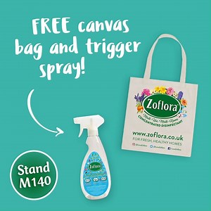 There really is more to Zoflora than its fabulous fragrances! Head to our Ideal Home Show stand and learn how our products can help rid your home of unwanted germs and bacteria, keeping you and your family safe and healthy. Get a FREE Zoflora spray bottle and tote bag in the process 🧹✨ | Zoflora