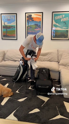 how to pack your golf bag 101 the most important thing I do is take a pic of my driver setup because I always forget 😂 this 2 in 1 travel bag is from @stitchgolf and is known as the MUT bag - use code SGK24 for 20% off 🤝 . . . #golfer #golfbag #golftravel #stitchteam #stitchgolf #dressyourgame