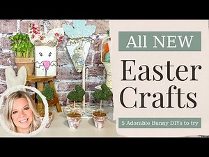 Cute & Crafty Bunny Easter Decor DIYs