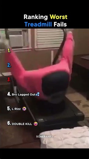 Ranking Worst Treadmill Fails😭