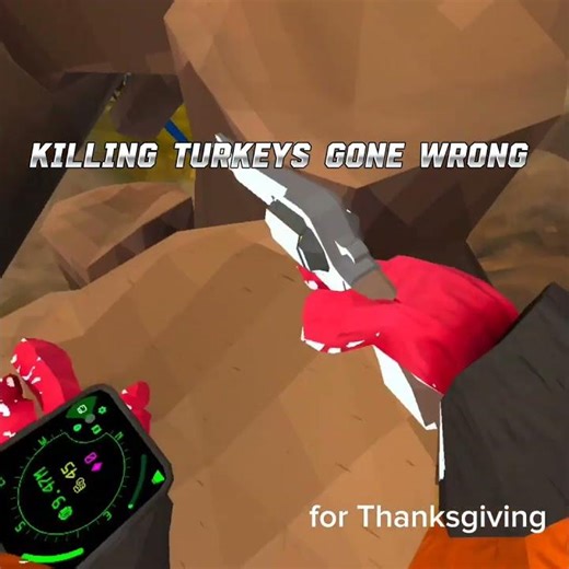 Killing turkey's gone wrong 💀 #animalcompany #vr #fyp #gorrilatag
