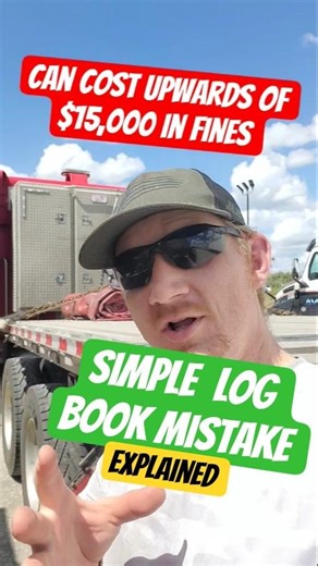 This Logbook Mistake Can Cost You Your CDL 😳 (Sleeper vs Off-Duty) #trucking #trucker #truckdriver