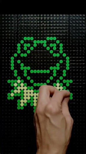 Kermit #lego #art #dots