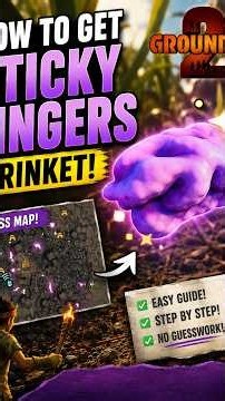 How to get Sticky Fingers Trinket in Grounded 2 #grounded2 #grounded #gaming