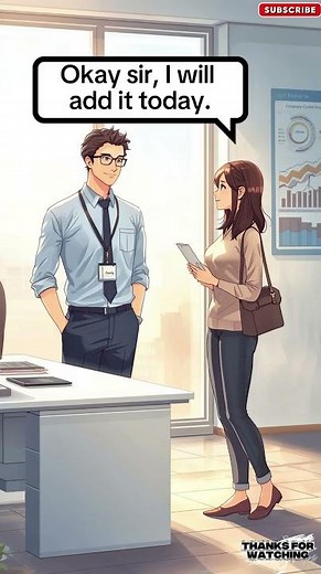 Simple Office Conversation in English | Manager and Employee Talk | Learn English Speaking