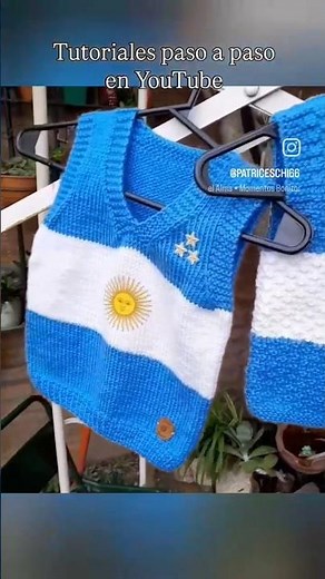 Knitting needles, simple vests for ages 2 and 4, explained step by step!! #patrytejedora