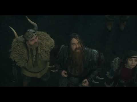 hiccup and toothless vs the red death
