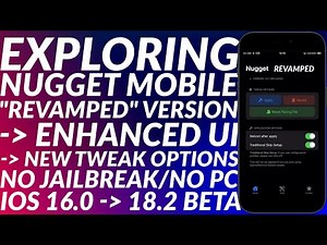 [NEW] Nugget Mobile: Revamped | New Tweaks | Enhanced UI | iOS 18 Customization No PC/No Jailbreak