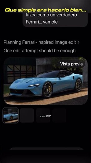 Chat GPT Spec 😂#Ferrari #Luce