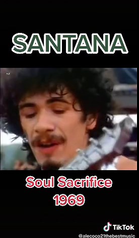 Carlos Santana's Soul Sacrifice at Woodstock 1969