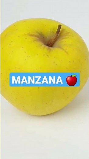 How to say apple in Spanish? 🍎