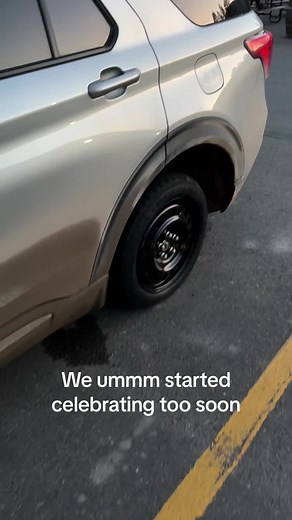 Flat tire in Glacier National Park… turns out we had two