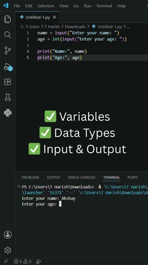 Day 2/100 - Learning Python & SQL Fundamentals 🚀