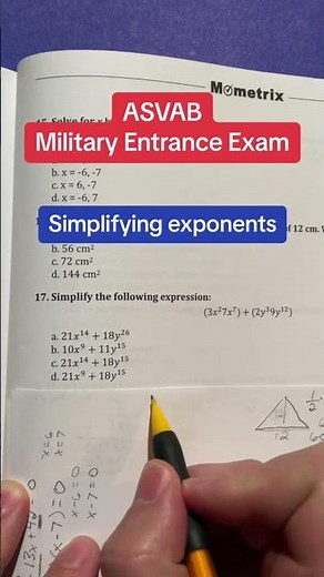 ASVAB Prep Math Knowledge walkthrough Mometrix #17