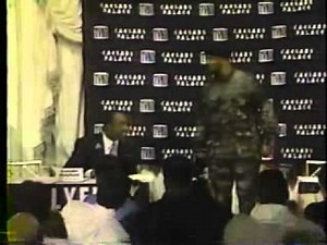 1994 - Michael Moorer Breaks Podium at Boxing Press Conference