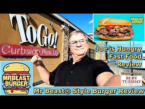 MrBeast® Style Burger Review 🍔 | Ghost Kitchen Taste Test & Breakdown | Joe is Hungry