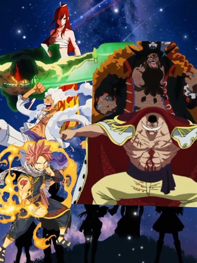 Natsu,Erza,Zoro and Luffy Vs Fairy tail and One piece verse #anime #onepiece