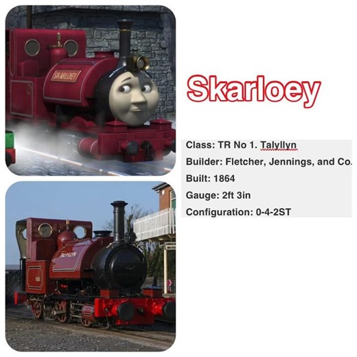 Thomas and friend real life pt2(skarloey railway narrow gauge engine)