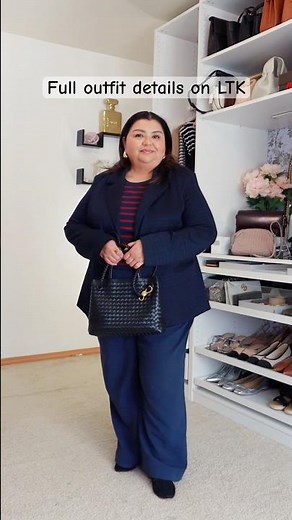 This striped tank top will be a go to this season | Plus size Spring outfit inspo 🌸