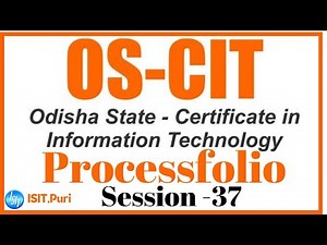 Session 37 | Process Folio|2024 New Syllabus| OS-CIT