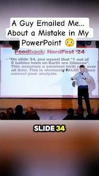 A Guy Emailed Me… About a Mistake in My PowerPoint 😳 - Don McMillan #standupcomedy #nerdshow