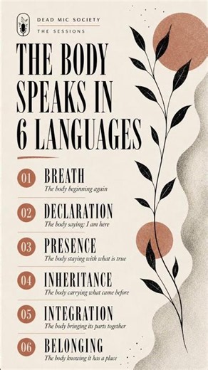 🎤 THE BODY SPEAKS IN 6 LANGUAGES