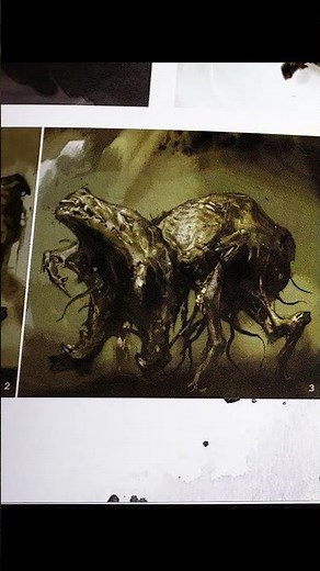 Dog Necromorph Concept Art - Dead Space 3 (Lurker Necromorph)