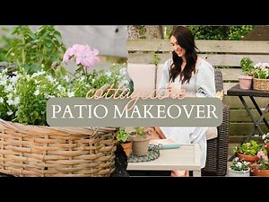 COTTAGECORE BACKYARD REFRESH 🪴🌷 spring diy & thrifted patio decorating ideas