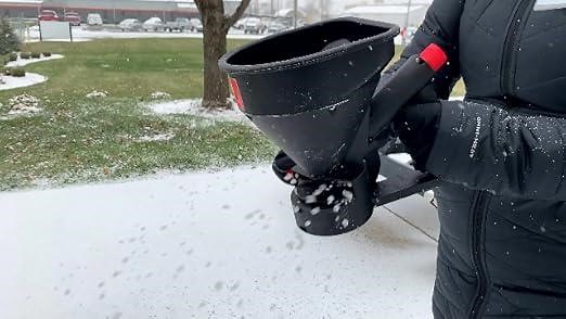 Brinly 5lb Handheld Spreader for Seed, Ice Melt, & More