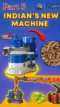How Biomass Pellet Machine Works Dispatch + Full Process biomass pellet machine #part 3