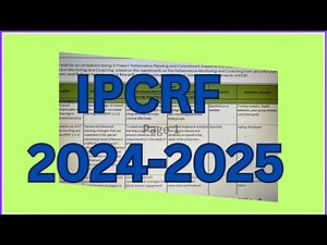 IPCRF Part 4 Development Plan 2024-2025
