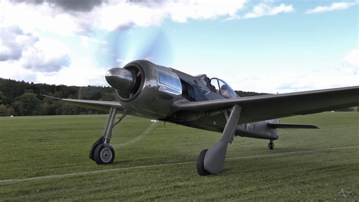 Watch this Fw 190 return to the sky - "A legend lifts off again"