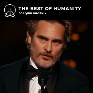 Joaquin Phoenix's heartfelt speech for best actor Oscar last night. Explore — www.livelearnevolve.com | Live Learn Evolve