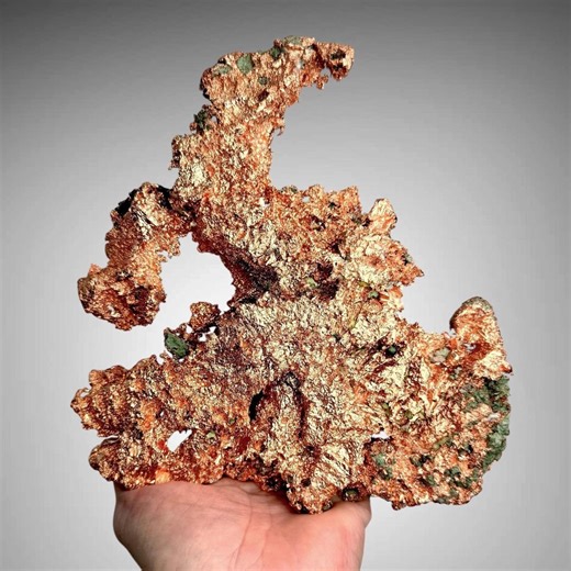 Raw Native Copper With Quartz: Over 4 Pounds Michigan Mineral Specimen, Lake Superior - Etsy