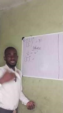 Exponential Equation well Explained