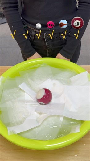 How much paper does it take to make an object float?#asmr #experiment