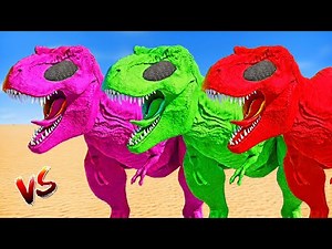 Jurassic World Evolution 🌍 Alien T-Rex vs Spiderman Ultimasaurus vs Superman Spinosaurus