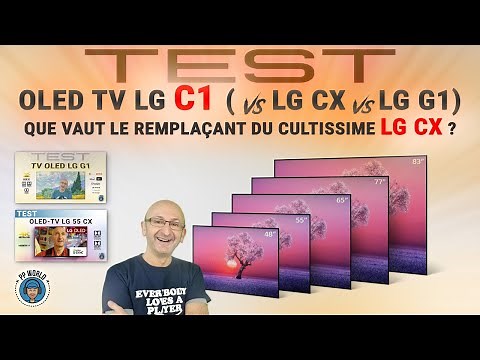 TEST : Téléviseur OLED LG C1 (vs LG CX vs LG G1) !