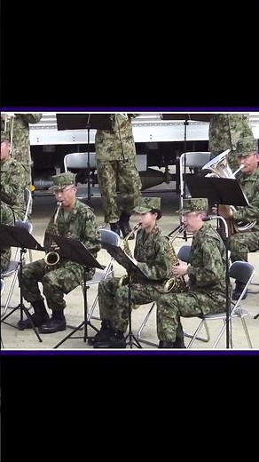 「陸軍分列行進曲」 陸上自衛隊 中部方面音楽隊 第13音楽隊合同 伊丹駐屯地 #shorts