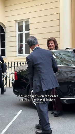 Swedish Royal Family Visits The Royal Society in London