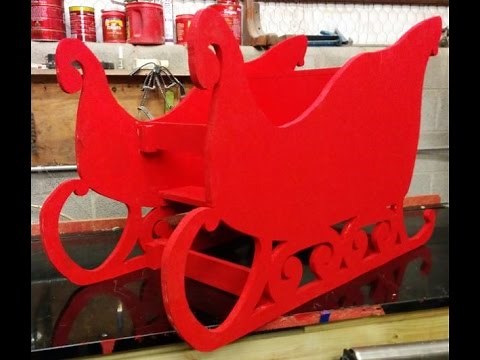 Making a sleigh out of 3/4 inch plywood.