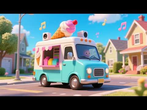 Beep Beep Ice Cream Van 🍦🚐 | Fun Baby Song | Nursery Rhymes for Kids