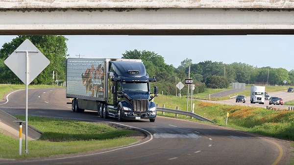 The first driverless semis have started running regular longhaul routes